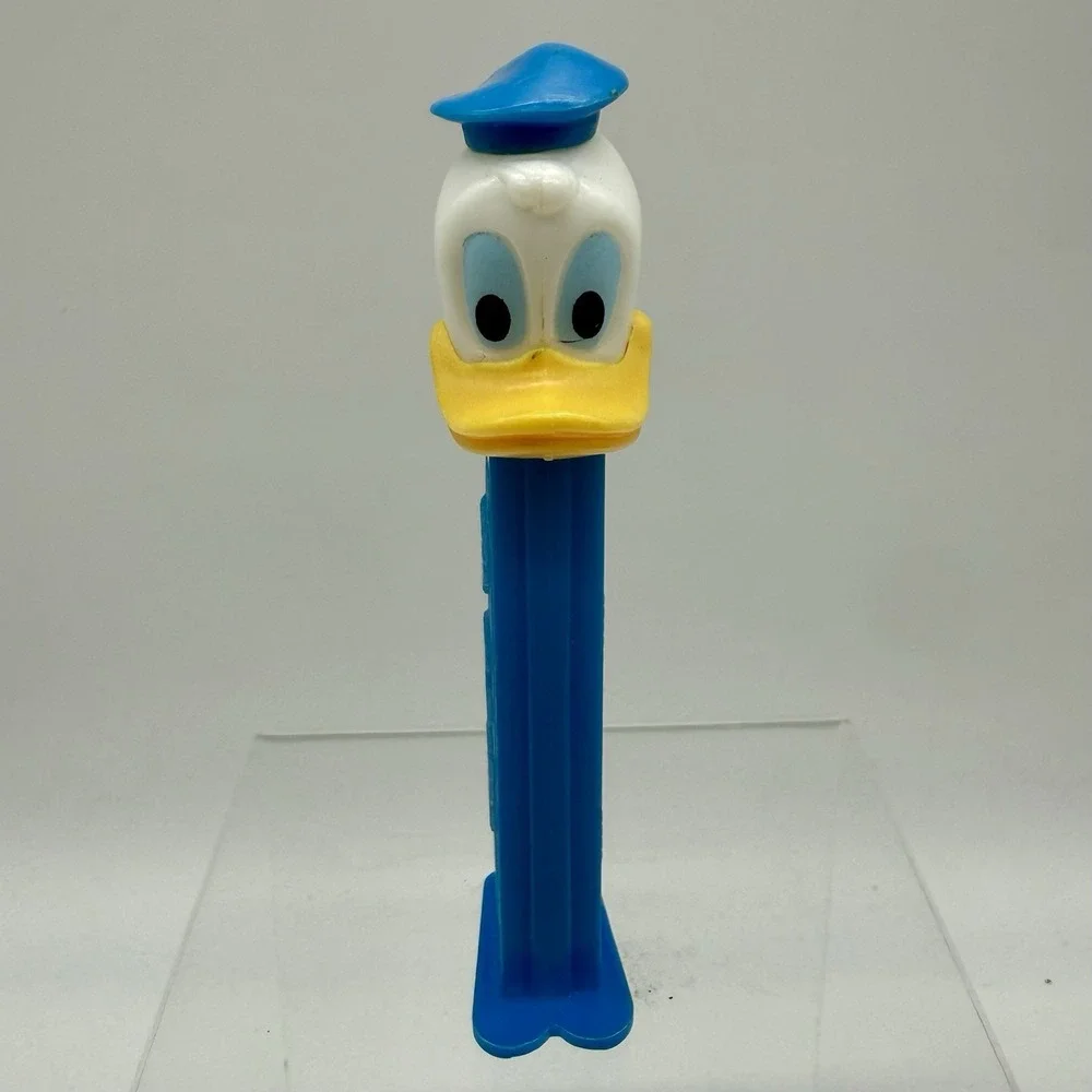 Pez Dispenser Disney Donald Duck With Feet Vintage‎ Flaw Missing Hat Tassel